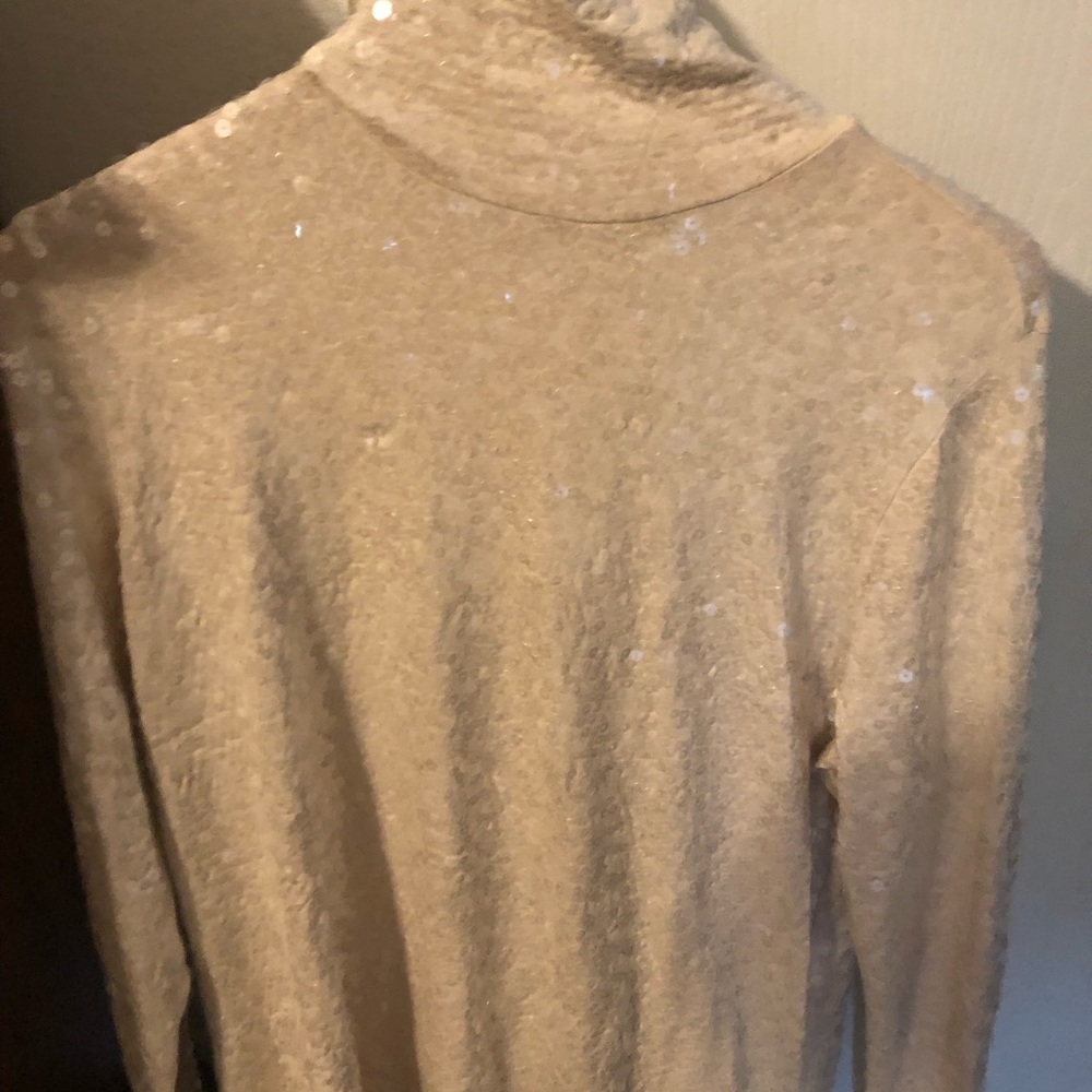 Express Brand cream colored sequin top. BNWT.